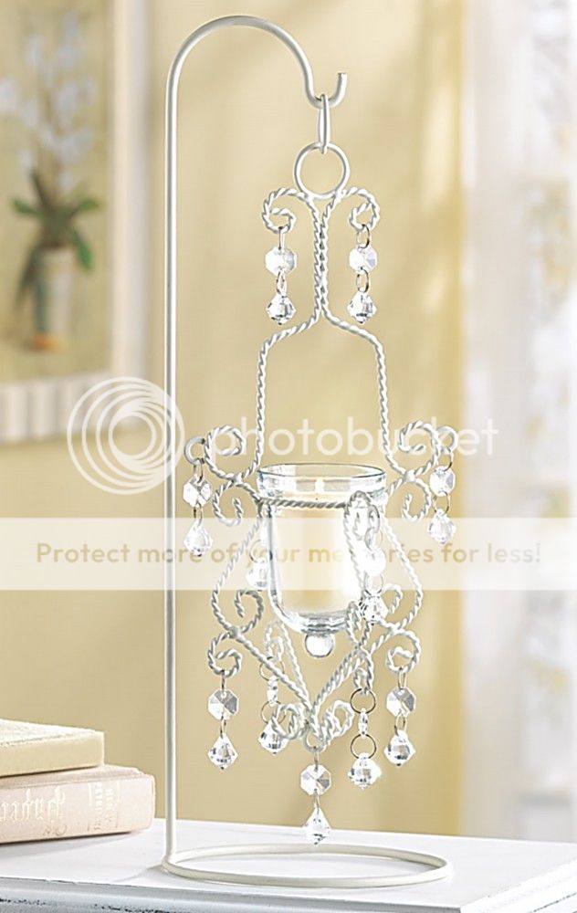 10 VINTAGE CRYSTAL DROP CANDLE HOLDER WEDDING CENTERPIECES 16 1/2" TALL eBay