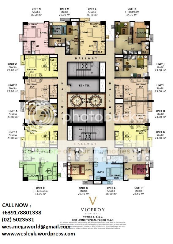 Viceroy Residences floorplan